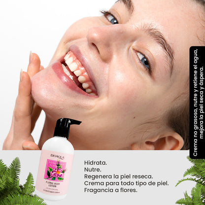 BIOAQUA Loción Corporal Floral Flores Prohibidas – Hidratación – 260ml