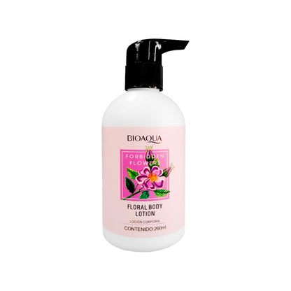 BIOAQUA Loción Corporal Floral Flores Prohibidas – Hidratación – 260ml