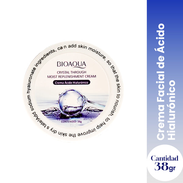 BIOAQUA Crema de Ácido Hialurónico Corporal – Hidratante – 38g