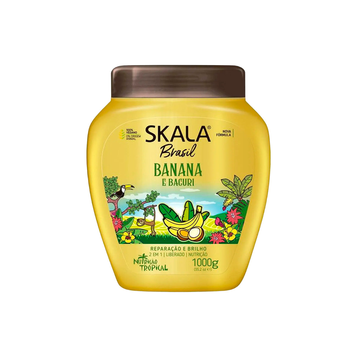 MASCARA TRATAMIENTO 2EN1 BANANA E BACURI 1000G - SKALA