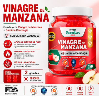 Gomitas de Vinagre de Manzana  - SOTTCOR