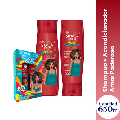 Shampoo 325ml + Acondicionador 325 ml Amor Poderoso Skala