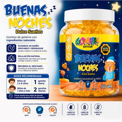 Buenas Noches para Niños Gomitas Sottcor 150gr