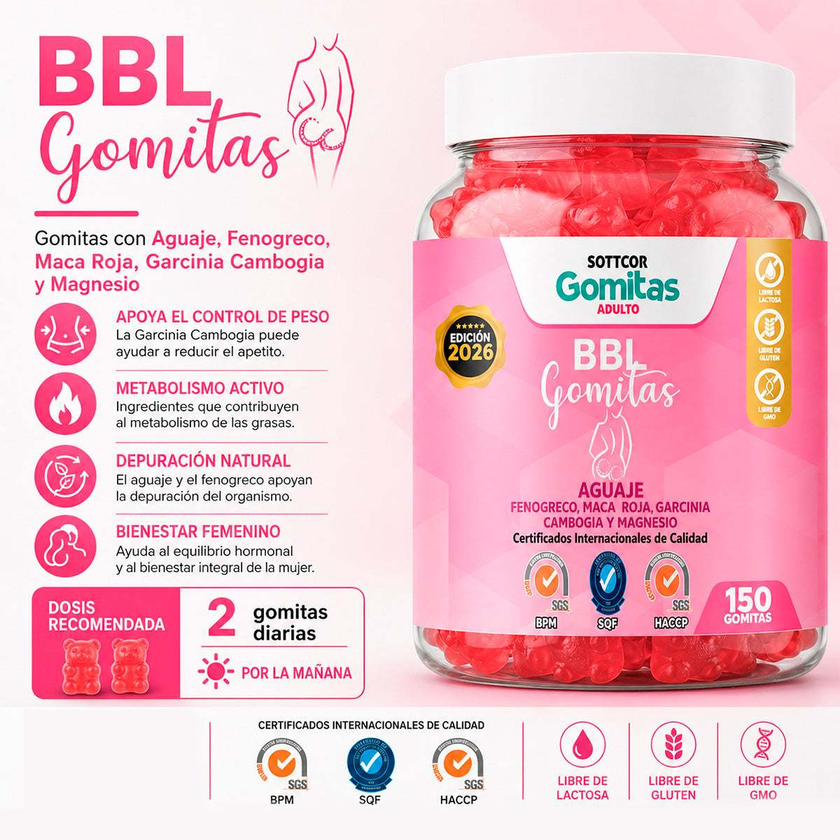 Aguaje Bbl  Adultos Gomitas - Sottcor 