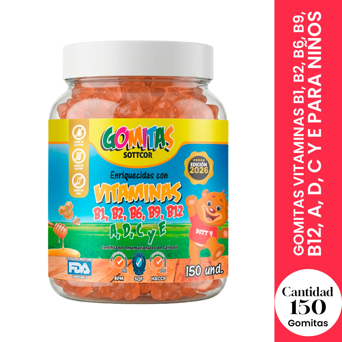 Gomitas para Niños Vitaminas - Sottcor