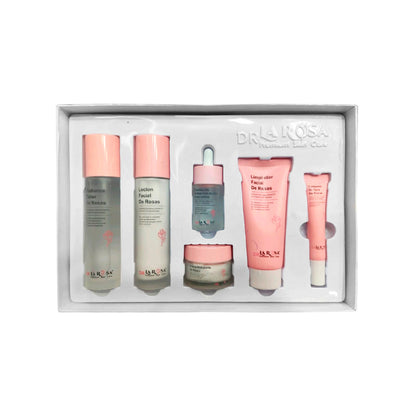 Set Skin Care Premiun de Rosas 6 piezas Dr la Rosa