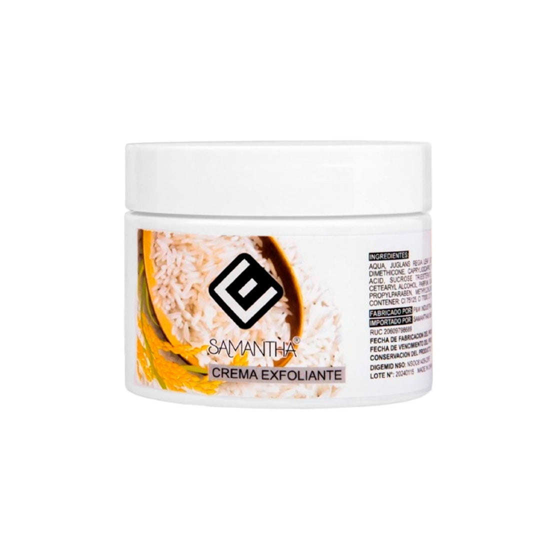 Gel Exfoliante de Arroz Blanqueador 140gr - Samantha