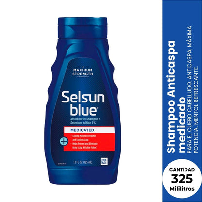 Shampoo Anticaspa Medicado - Selsun Blue 325ml