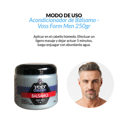 Acondicionador de Bálsamo - Voss Form Men 250gr