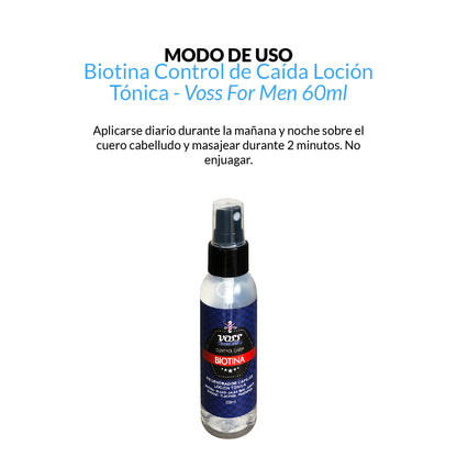 Biotina control de caída loción tónica 60 ml