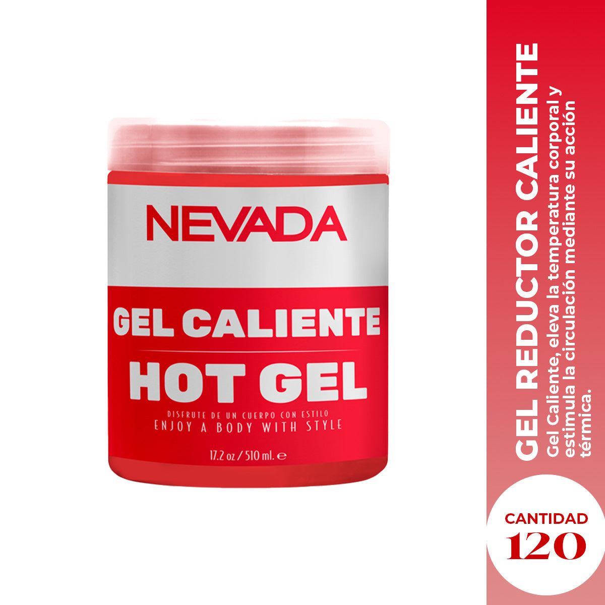 Hot Gel Crema Anti Celulitis &amp; Estrias 120gr - Nevada