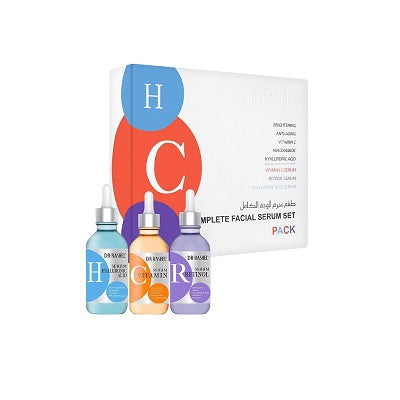 LIQUIDACIÓN ! Dr. Rashel Set 3 Sueros Faciales Vitamina C + Retinol + Ácido Hialurónico 30ml
