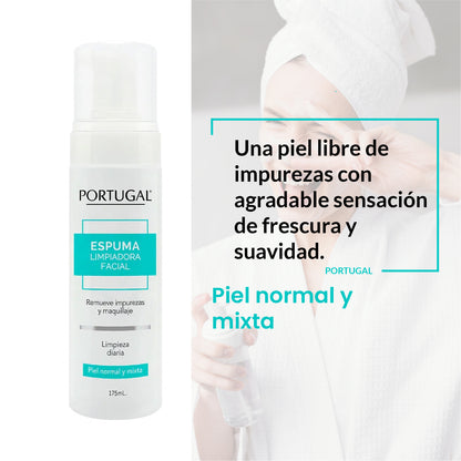 Espuma Limpiador Facial - Portugal 175ml