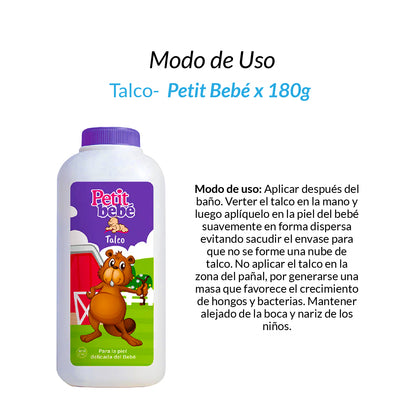 ¡liquidación! Talco Petit Bebé x 180g