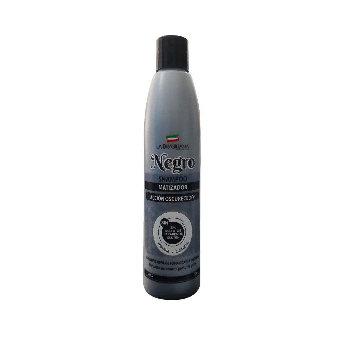 La Brasiliana Shampoo Matizador Negro – Acción Oscurecedor 250g