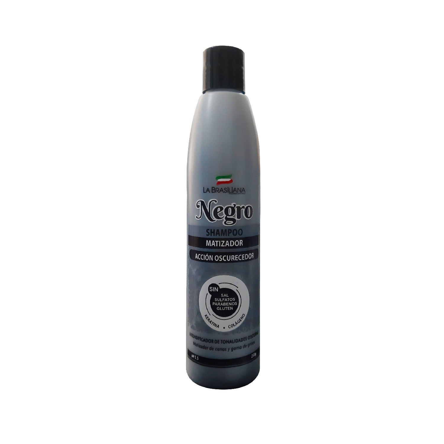 La Brasiliana Shampoo Matizador Negro – Acción Oscurecedor 250g