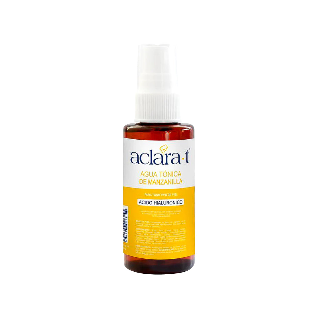 Aclara-T Agua Tónica de Manzanilla con Ácido Hialurónico  – 60ml