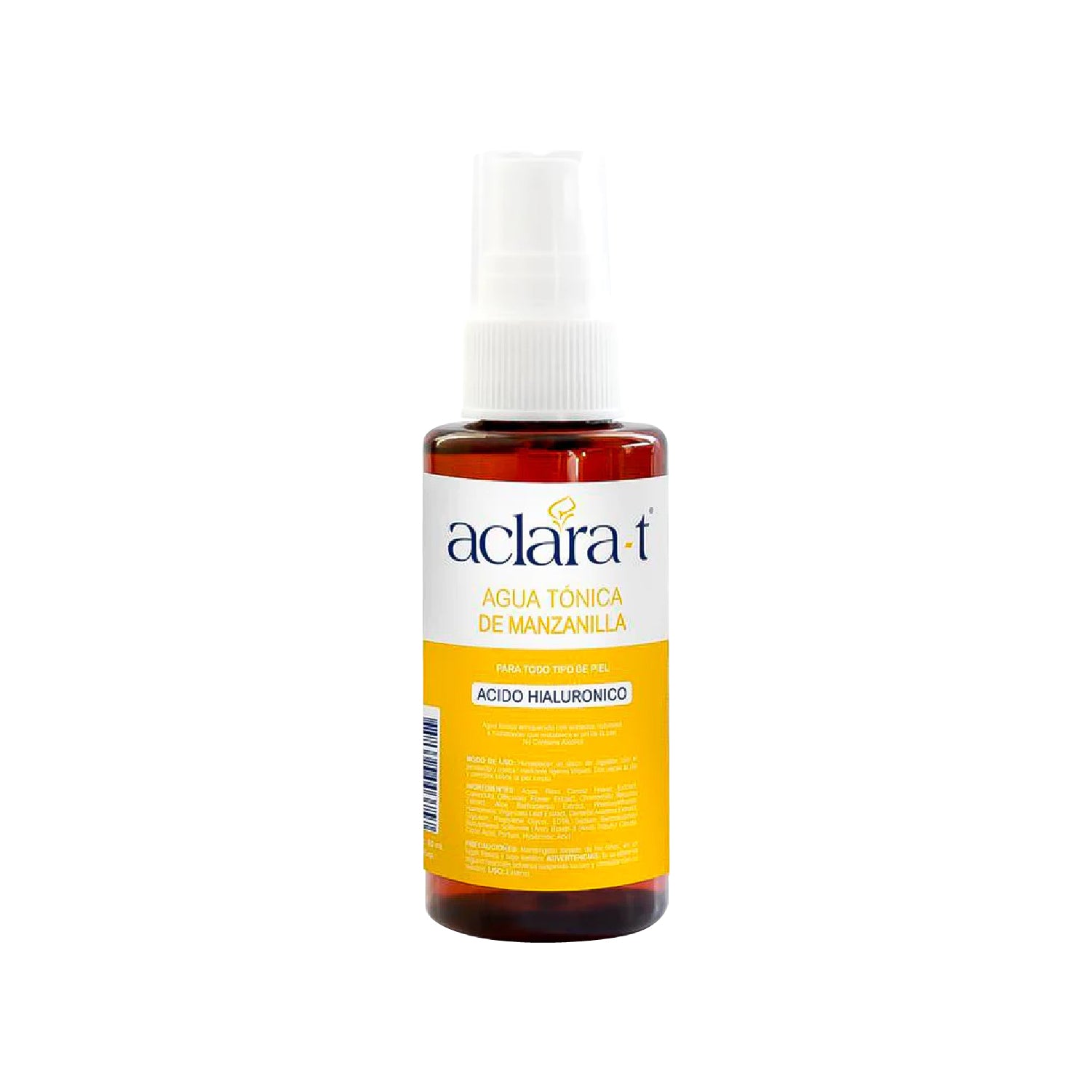 Aclara-T Agua Tónica de Manzanilla con Ácido Hialurónico  – 60ml