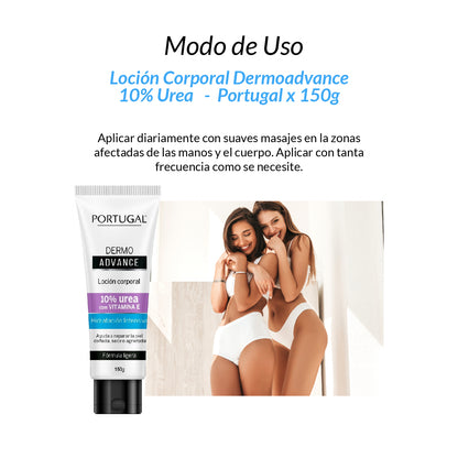 Loción corporal Dermo Advance - Portugal x150g