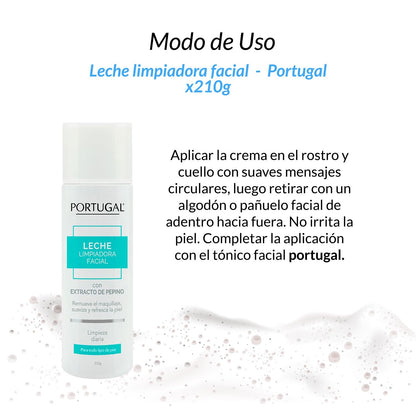 Leche limpiadora facial - Portugal 210gr