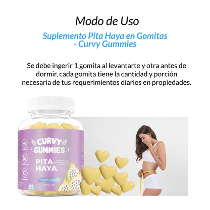 OFERTA!! 🔥Suplemento PITAHAYA en Gomitas - Curvy Gummies