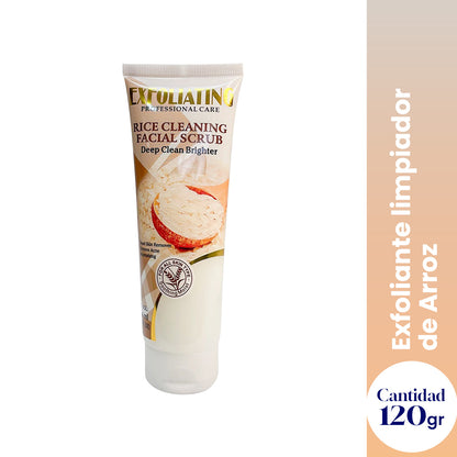 FRUIT OF THE WOKALI – EXFOLIANTE FACIAL SUAVE, HIDRATANTE Y NUTRITIVO – RICE CLEANING FACIAL EXFOLIANTE 120ML