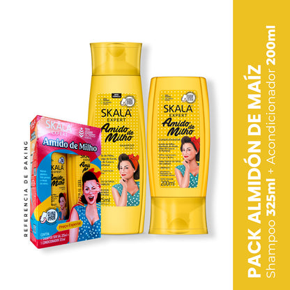 Shampoo + Acondicionador Almidón de Maíz Skala Expert 325ml