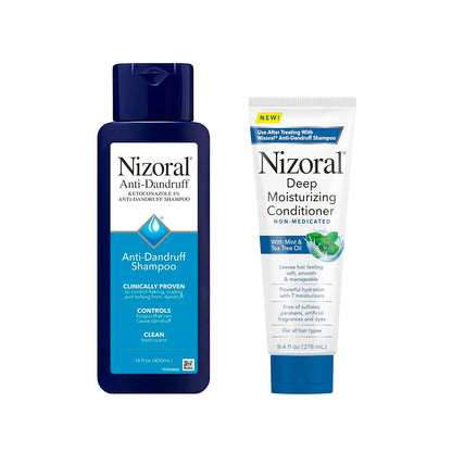 Shampoo anticaspa ketoconazol 400 ml + ACONDICIONADOR 278ml - NIZORAL
