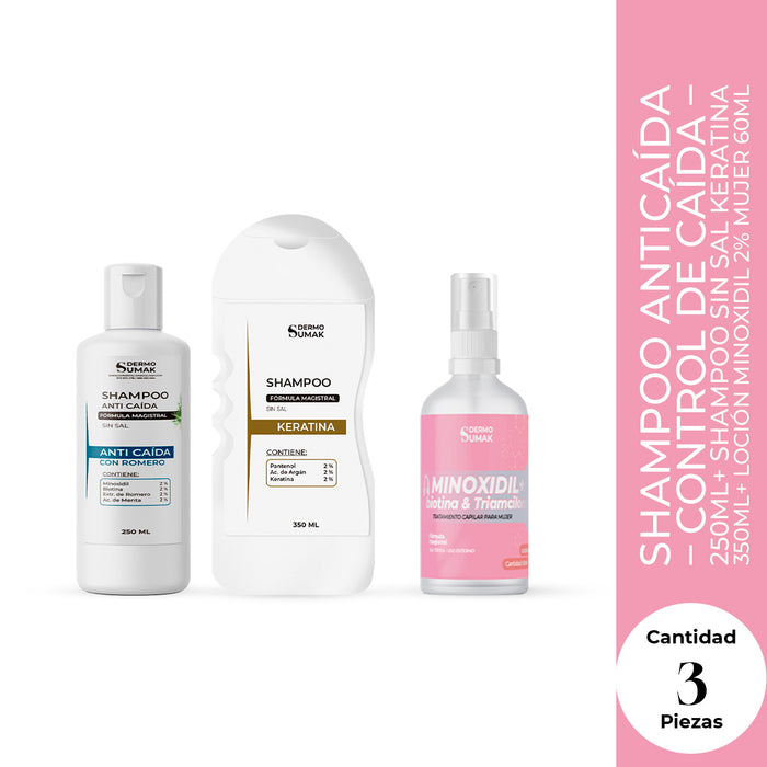 Pack Control Caída Mujer