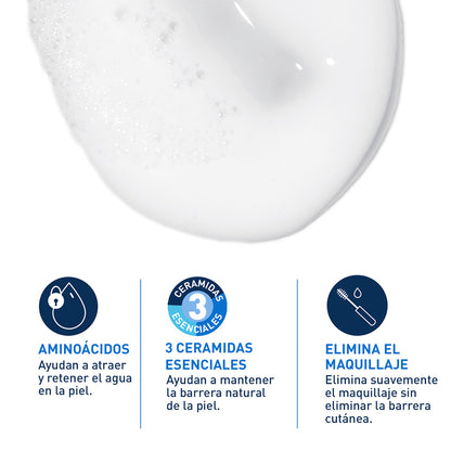 Limpiador Crema Espumosa Hydrating Cream-to-Foam 236ml - CeraVe