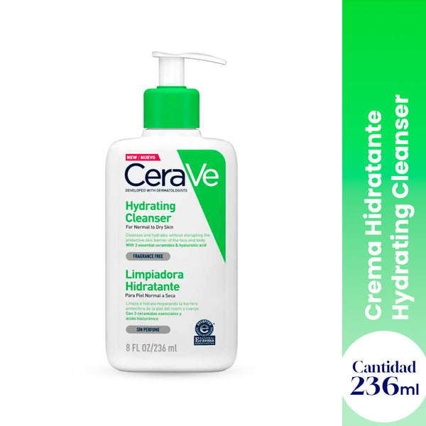 Crema Limpiadora Hidratante Hydrating Cleanser 236ml - CeraVe