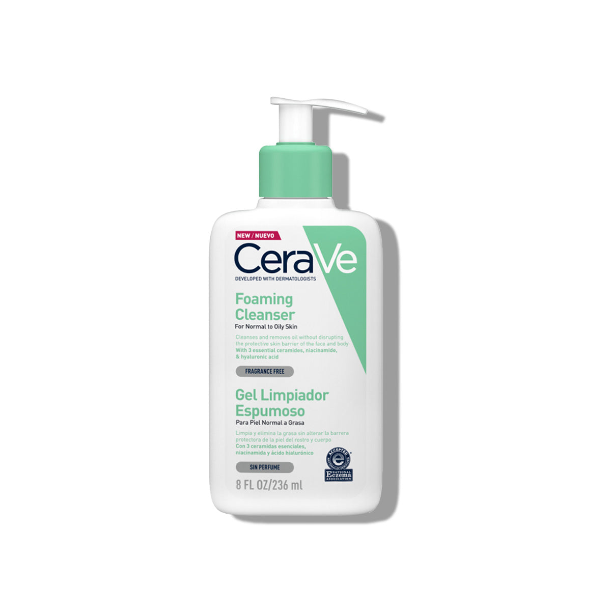 Gel Limpiador Espumoso Foaming Cleanser 236ml - CeraVe