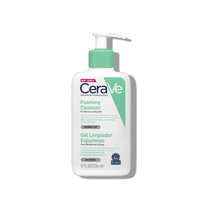 Gel Limpiador Espumoso Foaming Cleanser 236ml - CeraVe