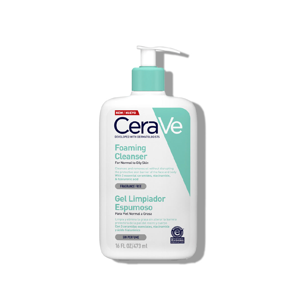 Gel Limpiador Espumoso Foaming Cleanser 473ml - CeraVe