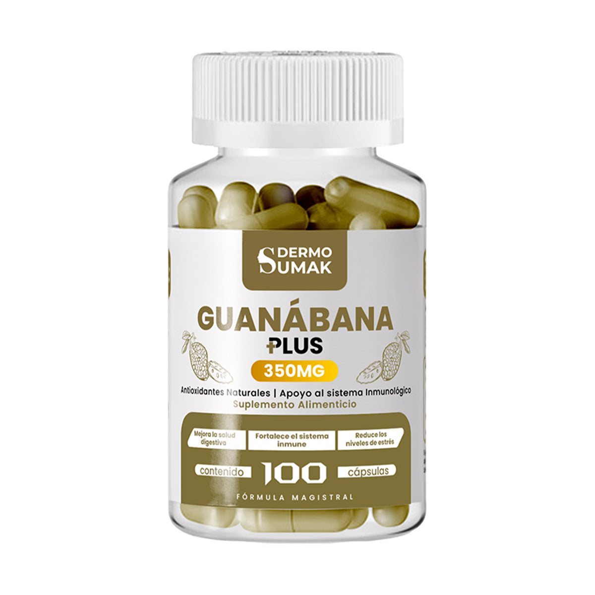 DERMO SUMAK – ENERGÍA Y CONCENTRACIÓN – GUANA BOOST PLUS+ – 100 CÁPSULAS