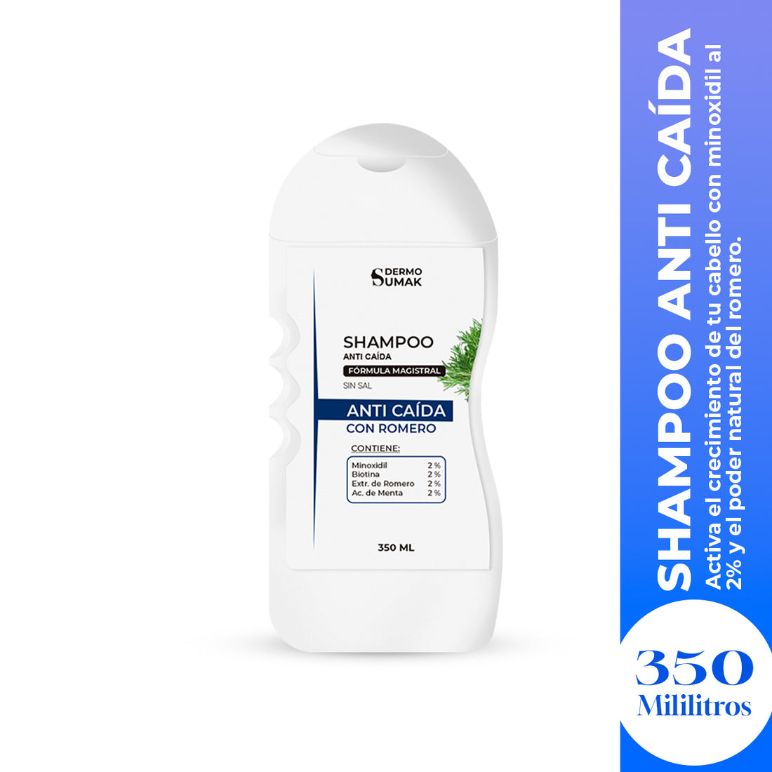 SHAMPOO ANTICAÍDA 350ML - Dermo Sumak
