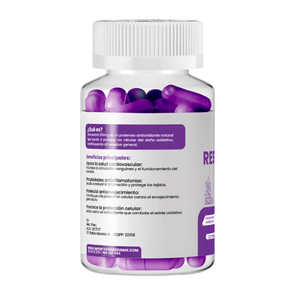 DERMO SUMAK – SUPLEMENTO ANTIOXIDANTE – RESVERATROL PLUS+ – 250mg