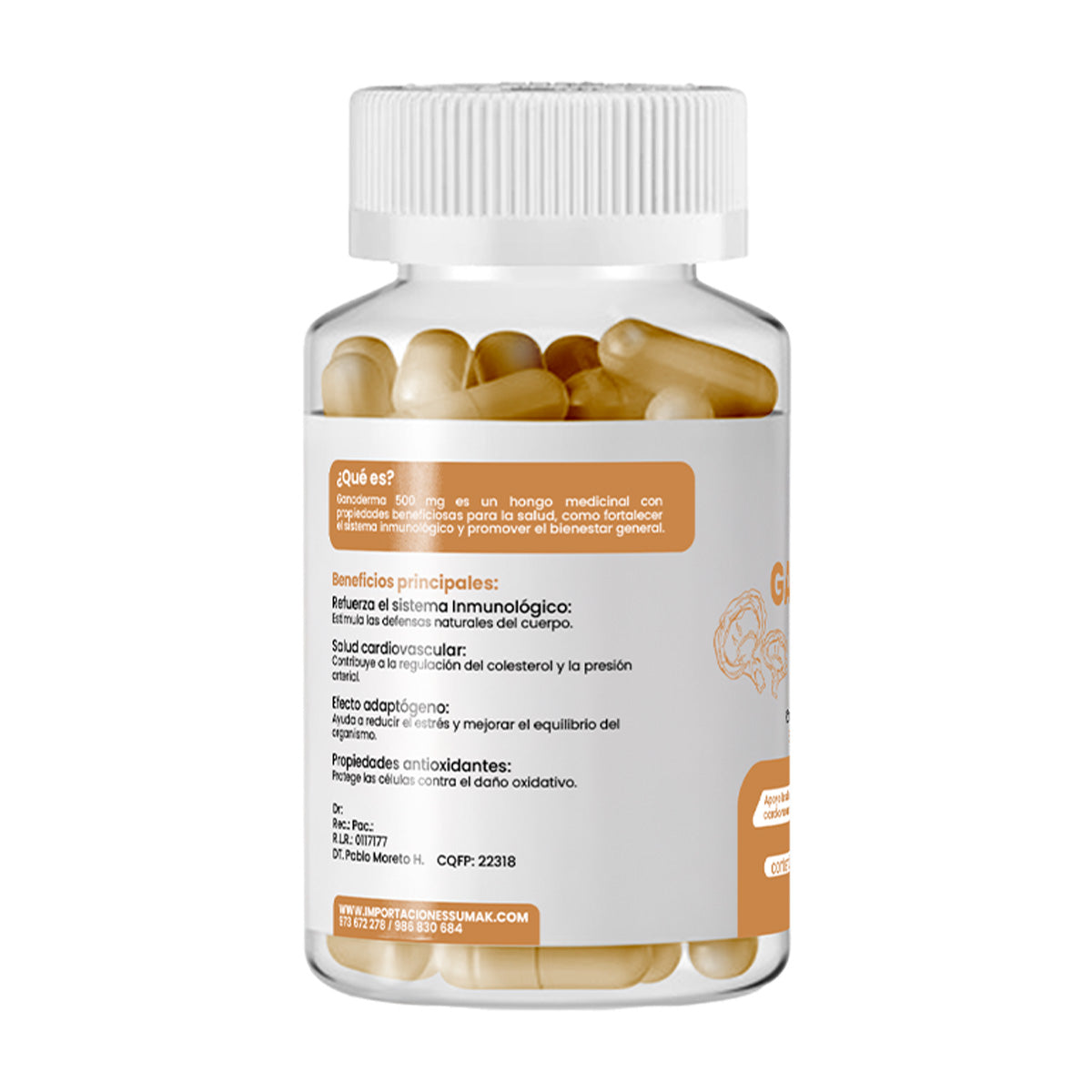 Ganoderma Plus+ 500mg Dermo Sumak