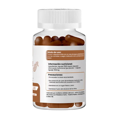 DERMO SUMAK – SUPLEMENTO PARA PIEL SALUDABLE Y BIENESTAR FEMENINO – AGUAJE PLUS+ – 100 CÁPSULAS