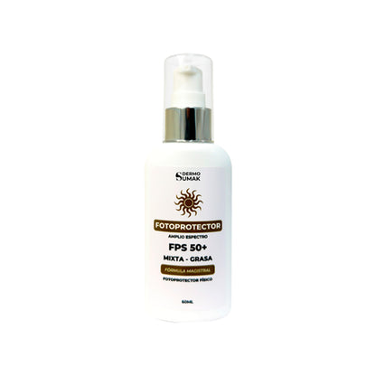 Fotoprotector solar toque seco/ piel mixta a grasa 60ml - Dermo Sumak