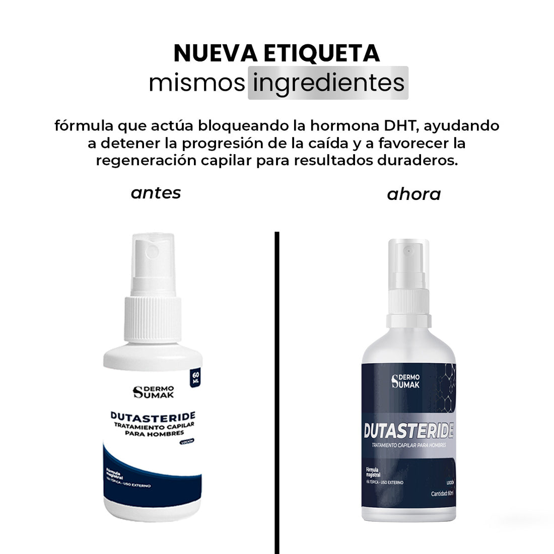 Loción Dutasteride 0.5% -  Tratamiento Capilar para Hombres - DERMOSUMAK®