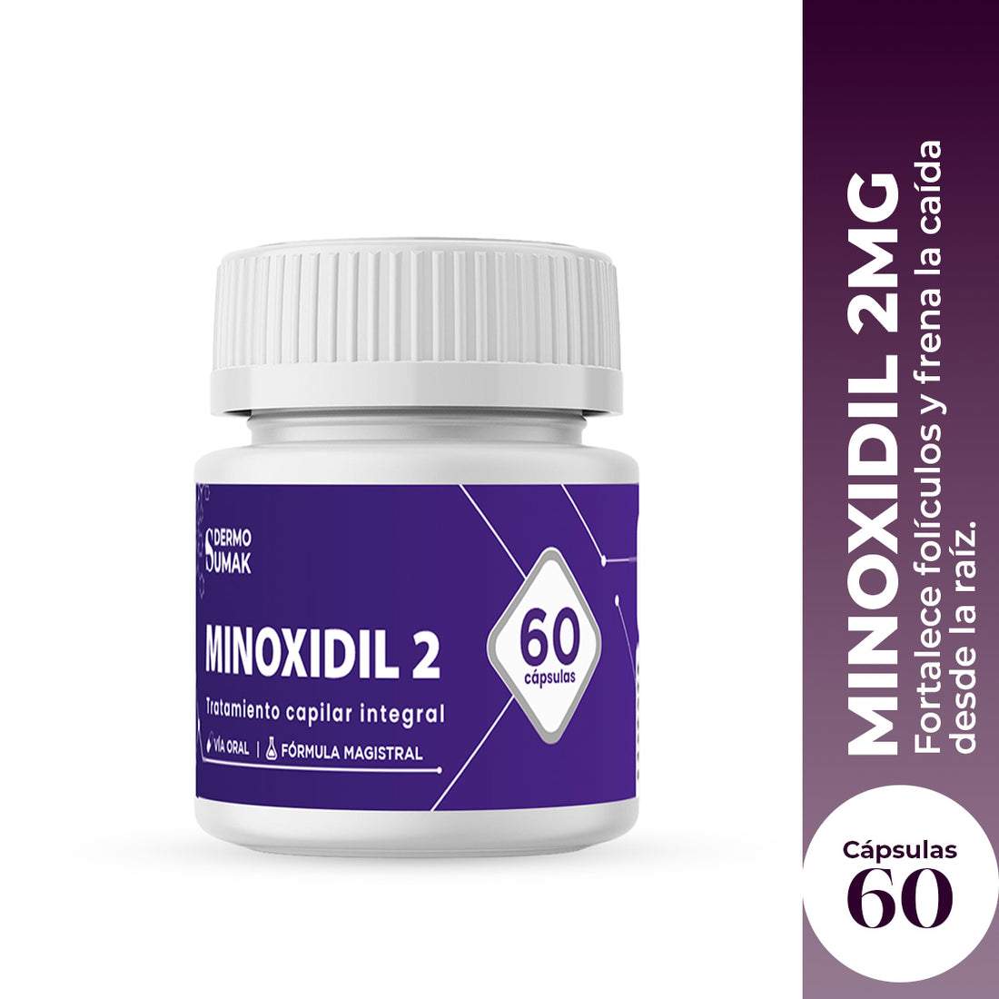MINOXIDIL 2 MG 60 CÁPSULAS - DERMO SUMAK