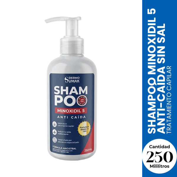 Shampoo Minoxidil 5% Crecimiento Capilar 250ml - Dermo Sumak