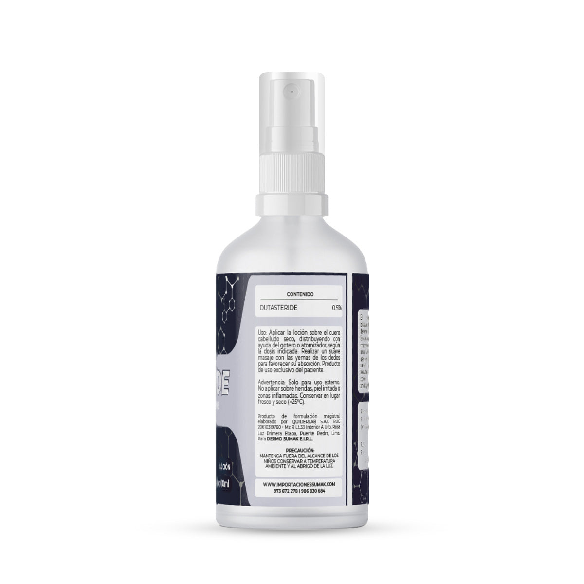 Loción Dutasteride 0.5% -  Tratamiento Capilar para Hombres - DERMOSUMAK®