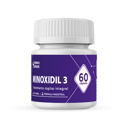 Minoxidil 3mg 60 Cápsulas - Dermo Sumak