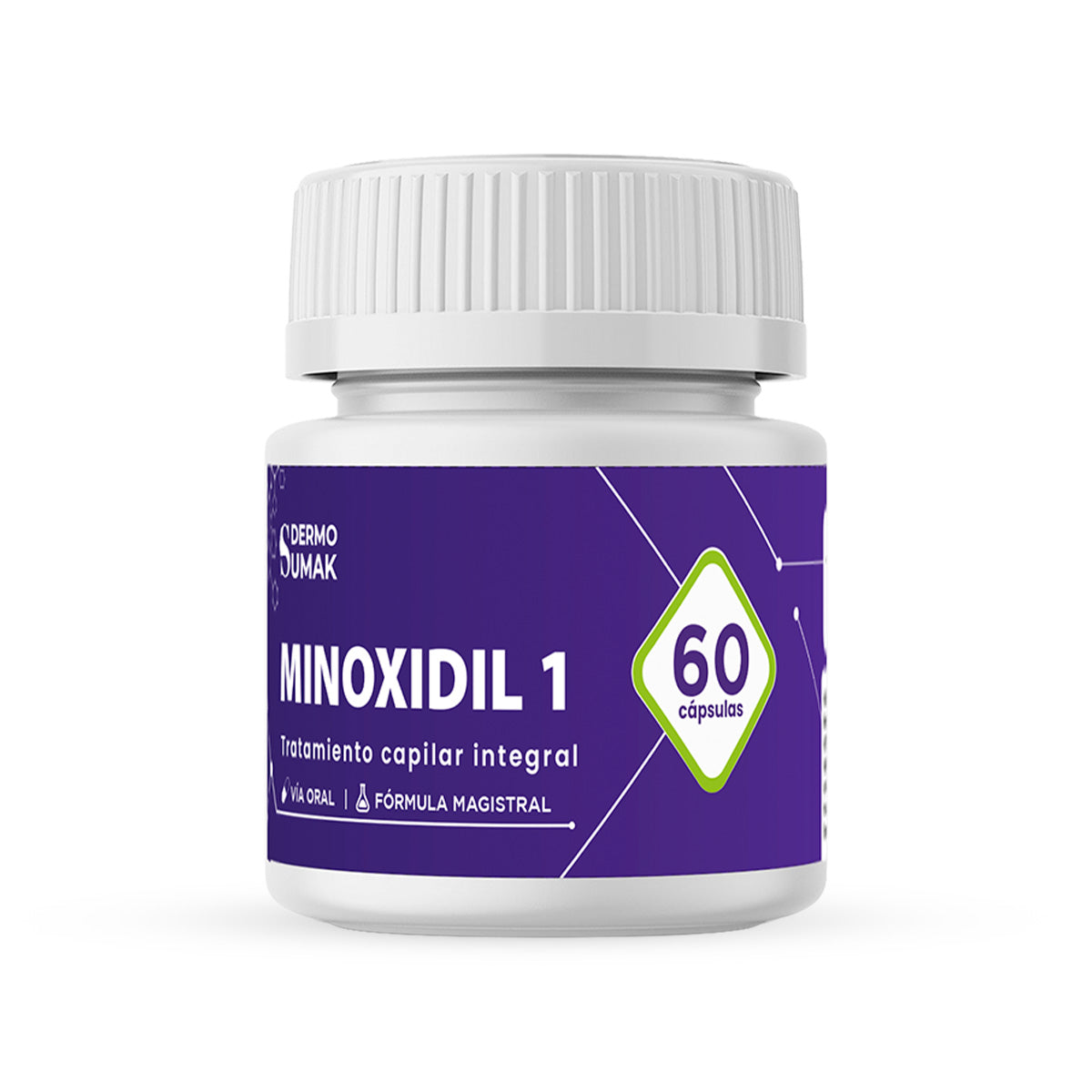 Minoxidil 1 Mg 60 Capsulas - Dermo Sumak