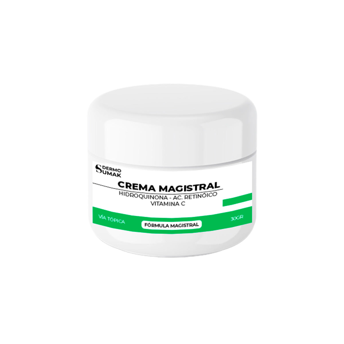 CREMA MAGISTRAL HIDROQUINONA 4% &amp; AC RETINOICO 0.025% &amp; VITAMINA C 2% 30GR - DERMO SUMAK
