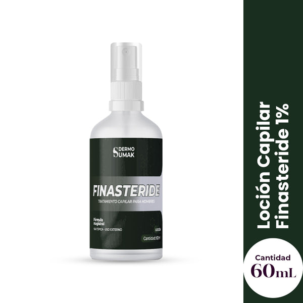 Finasteride 1% - Loción Tratamiento Capilar para Hombres 60ml - DERMOSUMAK