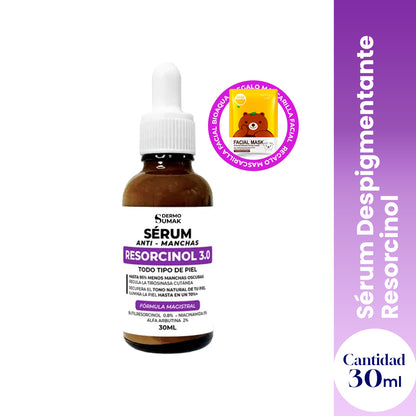 Sérum despigmentante Resorcinol  - 30 ml - Dermo Sumak