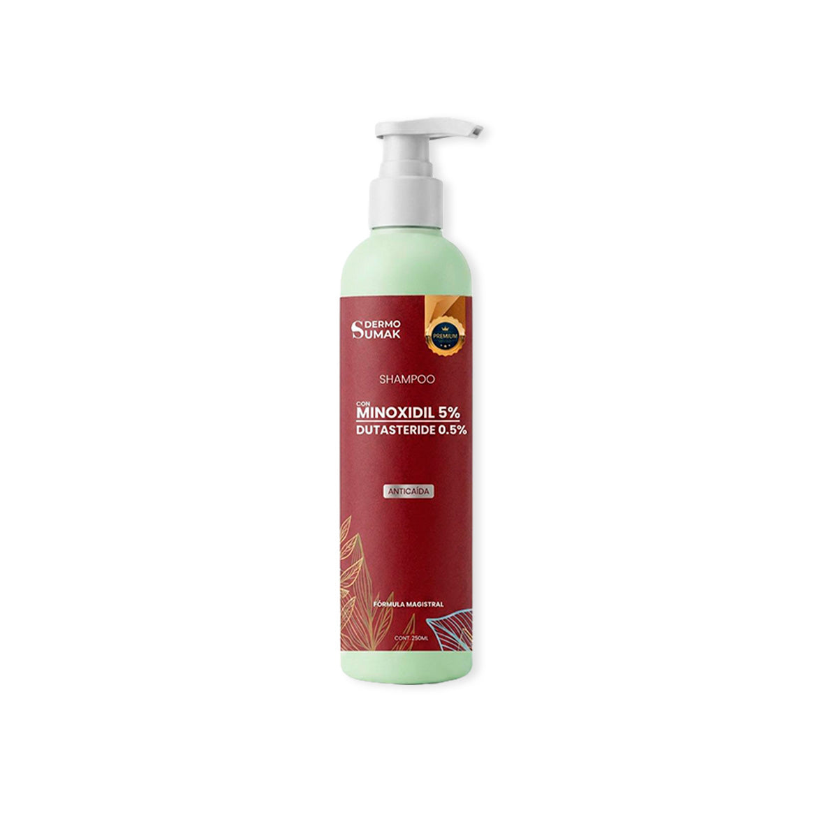 PREMIUN - SHAMPO MINOXIDIL &amp; DUTASTERIDE 250 ML DERMO SUMAK